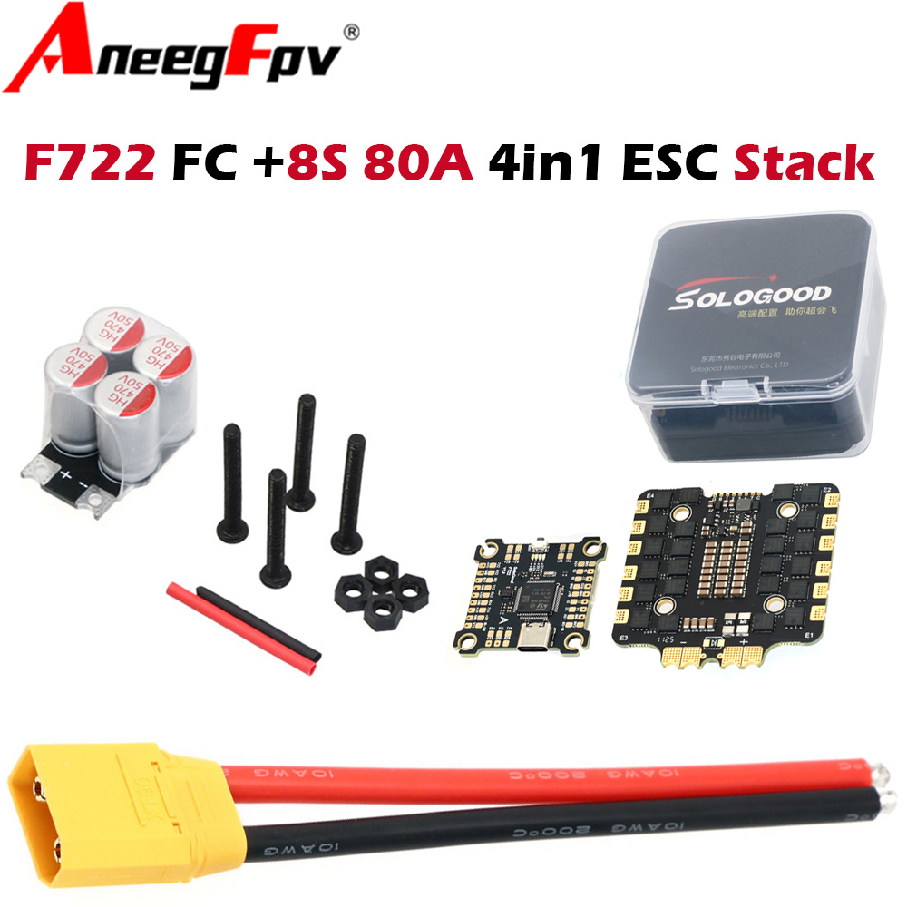 SoloGood F722 F7 6S Kontroler  – Speedybee F405 V4 Bls 55A Stack recenzja i cena